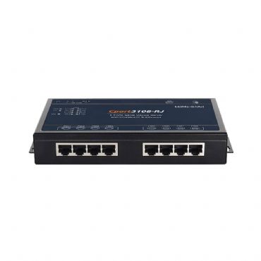 Cport3108-RJ, 8xRS232/485/422 (RJ45) Seri - Ethernet D�n��t�r�c� & Modbus Gateway